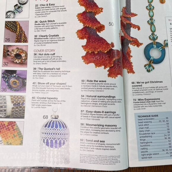 Bead & Button Magazine Jewelry Crafting Book u August 2012 Issue 110 - Picture 4 of 8